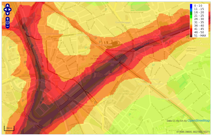 2012 luchtkwaliteit NO2 - 2