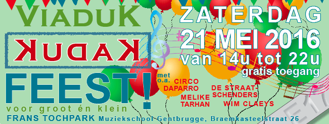 banner Viadukaduk Feest!